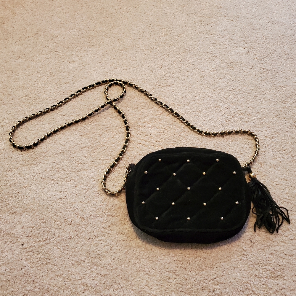 Vtg La Covina Leather Cross Body Purse